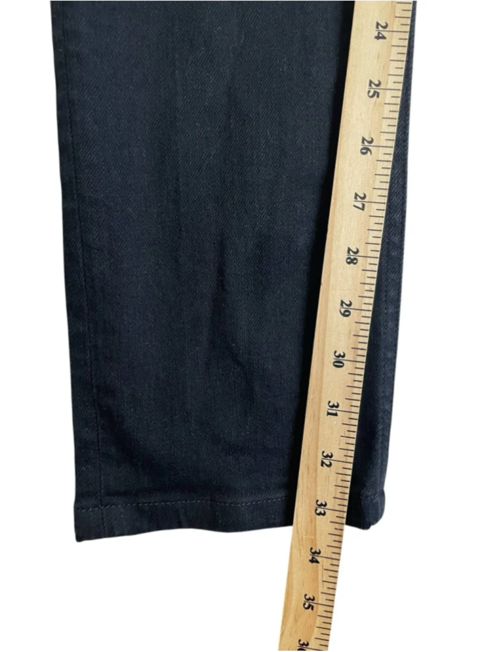 APC Jeans Mens 34X33 Black Petit New Standard Button Fly Denim Pants Slim Skinny